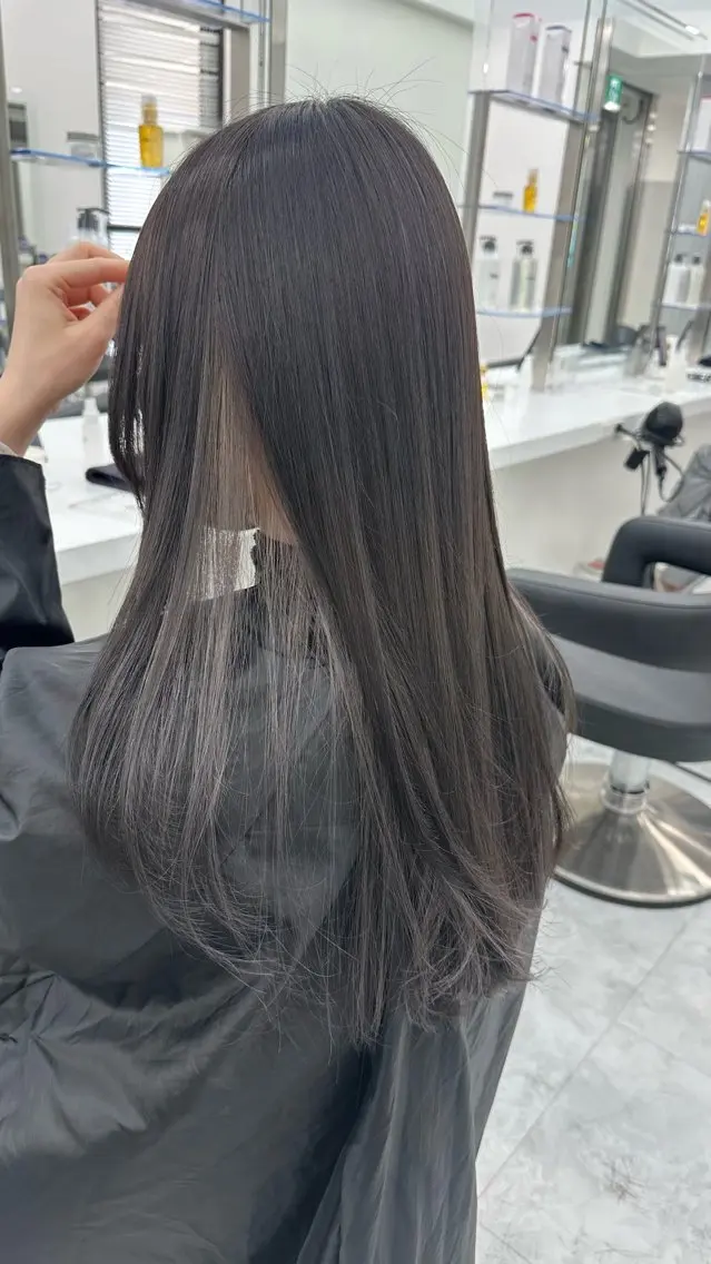 ロング カラー ヘアカラー トリートメント ヘッドスパ ヘアセット 似合わせstyle ❤︎misaki❤︎のヘアスタイル
