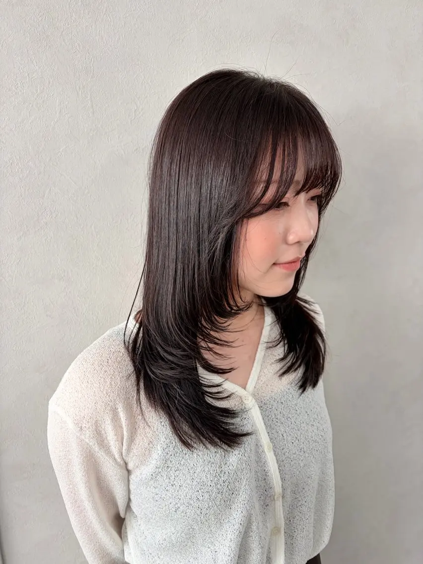 ミディアム カット 🌼似合わせカラー / Misaki🌼のヘアスタイル