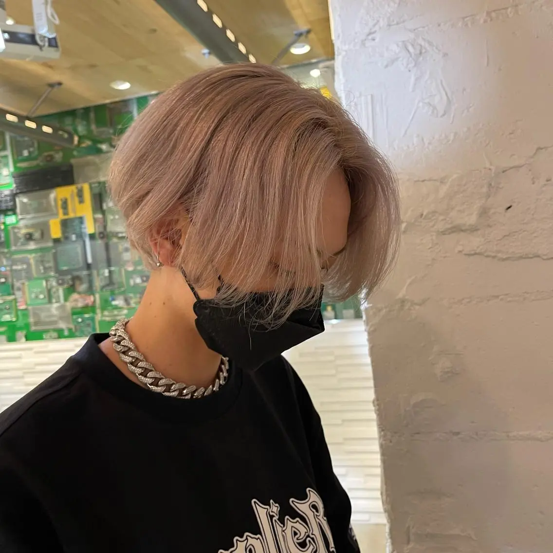 カラー メンズ メンズブリーチ ブリーチ nameless miichiのヘアスタイル