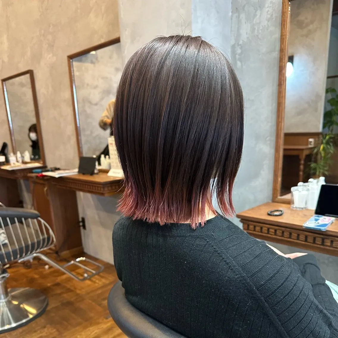 ショート カラー カット ヘアカラー トリートメント 廣瀬双葉 ボブ/ミディアムのヘアスタイル
