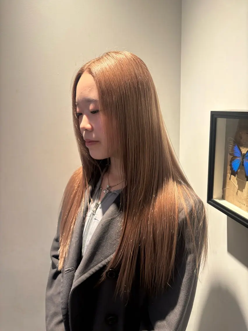 透明感ダブルカラー+保湿トリートメント🧸⸝⋆*の写真