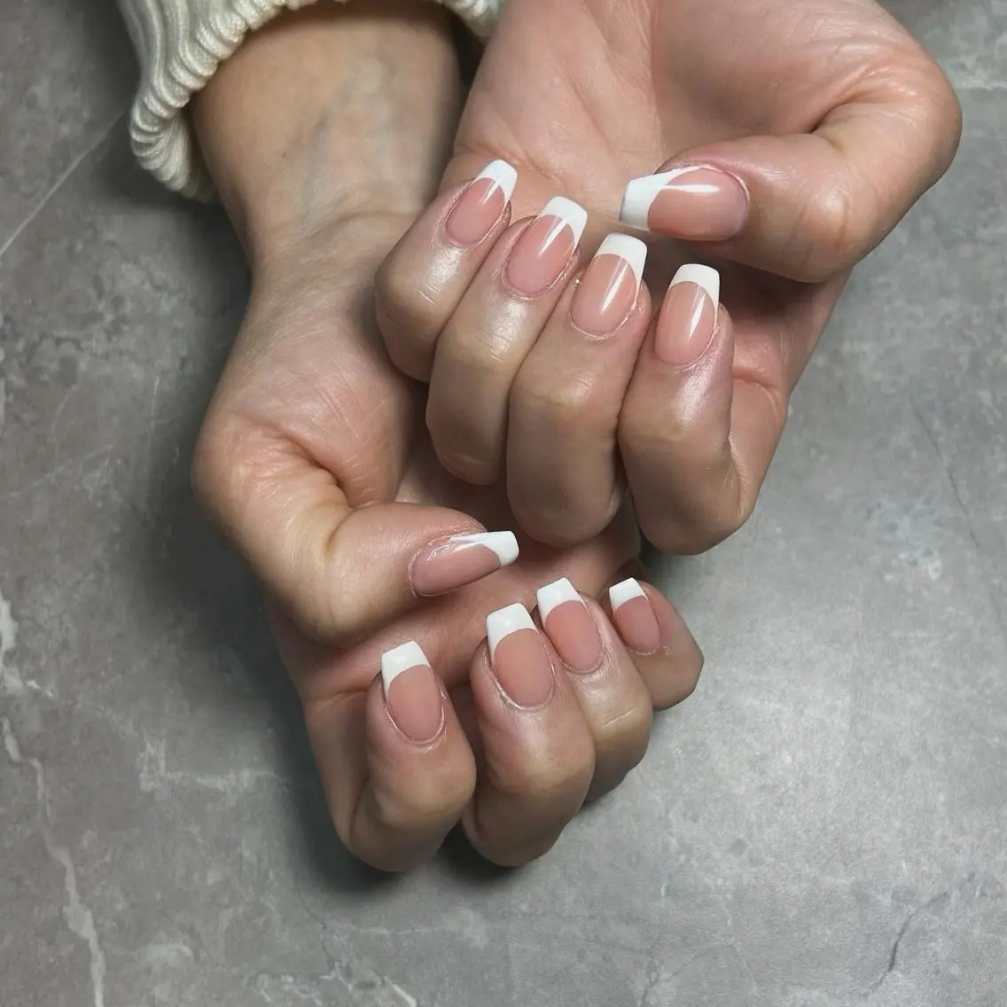 ネイル フレンチネイル シンプルネイル Lulea nailのネイルデザイン
