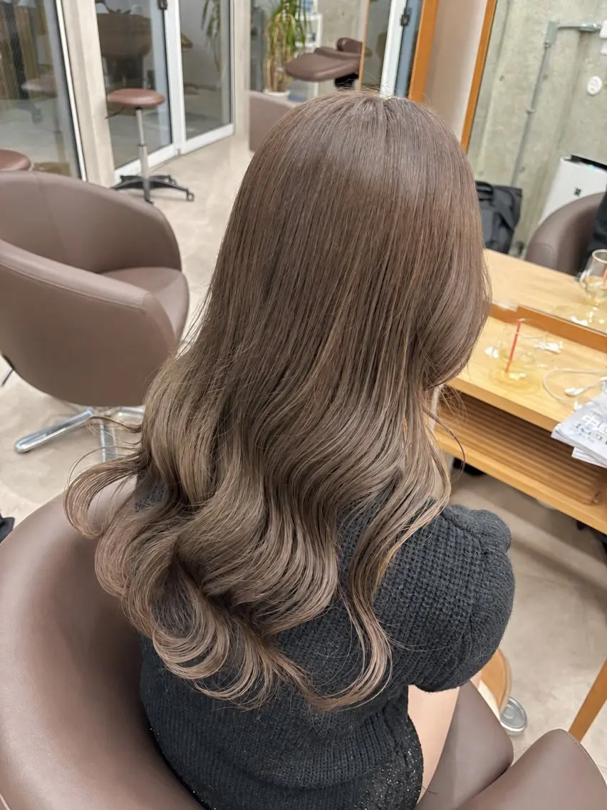 カラー ヘアカラー OPS hair大名 🩵yuna🌙のヘアスタイル