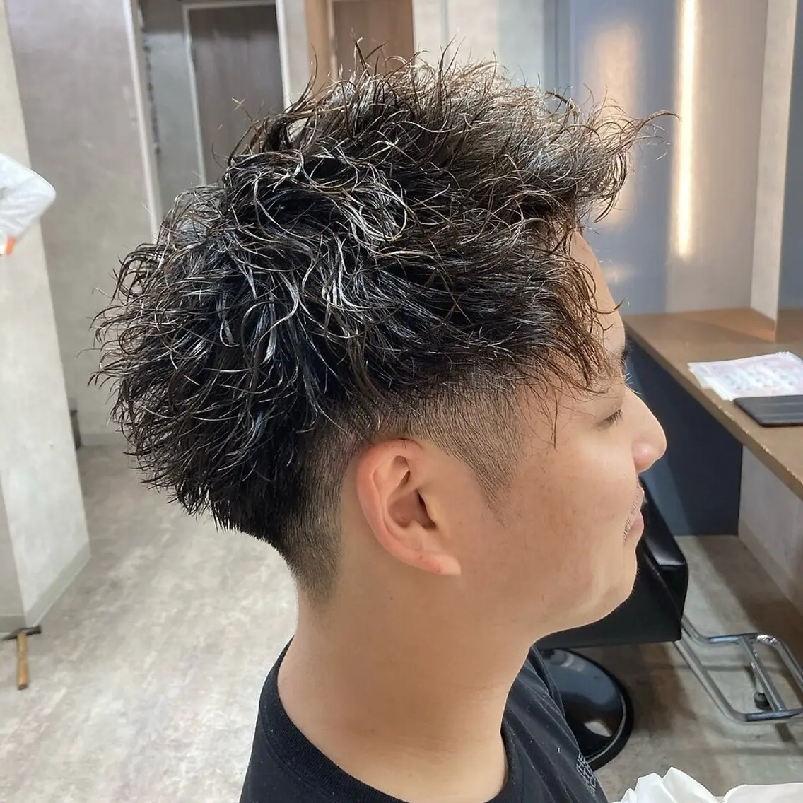 【🧑🏻‍🦱メンズ限定パーマ(デジタルパーマ🉑)🚀】似合わせカット+パーマの写真