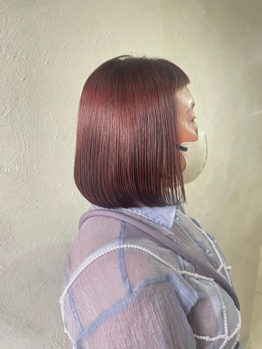 ミディアム カラー カット ヘアカラー [YUCCA] Junaのヘアスタイル