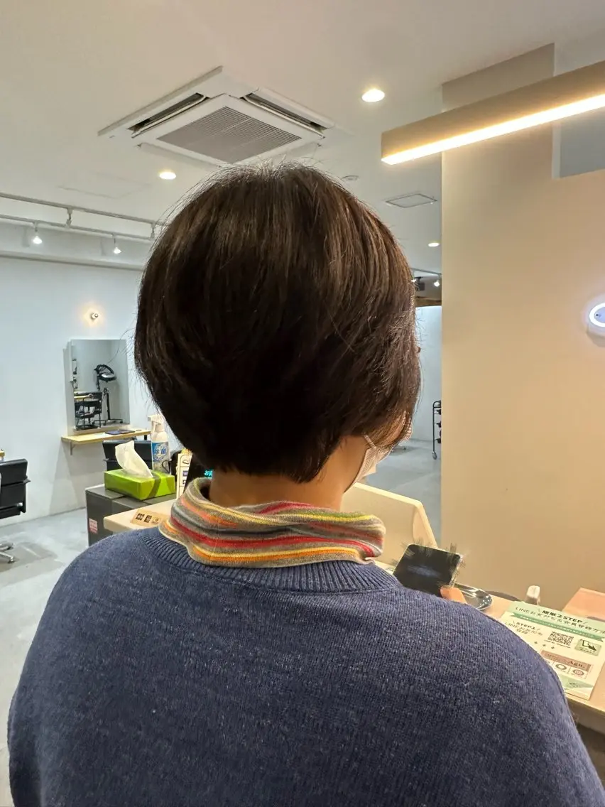 ショート ショートヘア Agu hair noman マナのヘアスタイル