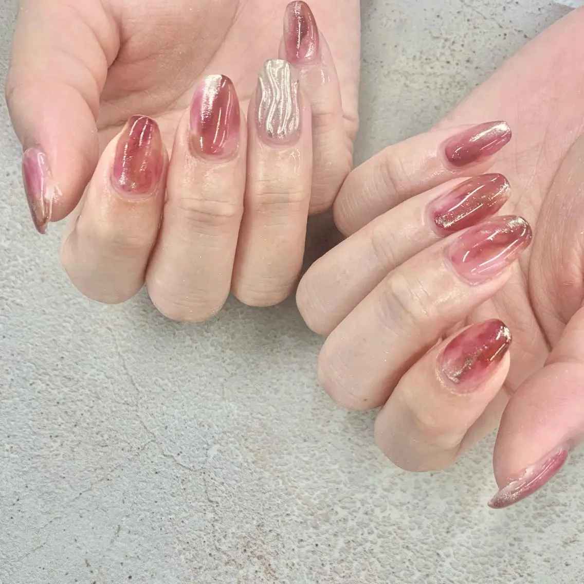 ネイル ニュアンスネイル ハンドネイル nailsalon -Lien-のネイルデザイン