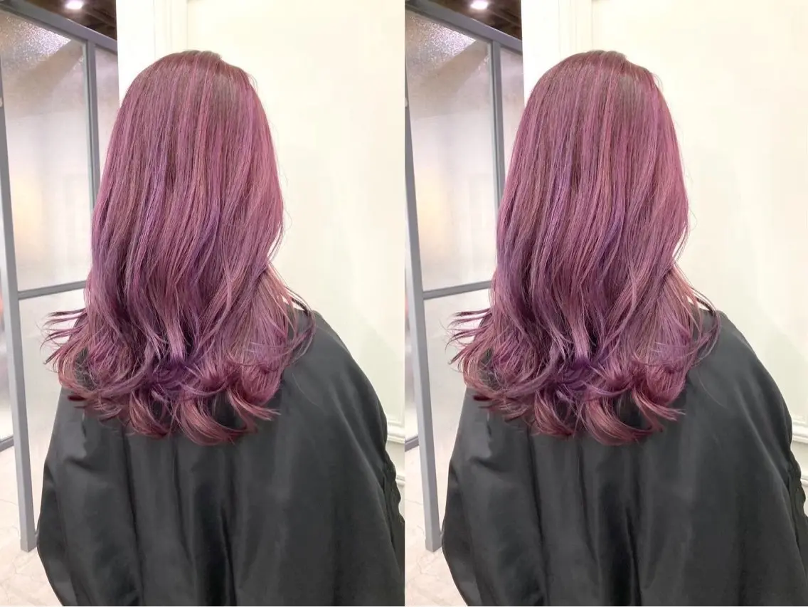 カラー Haruka🐈‍⬛ 艶カラー/HETTUのヘアスタイル
