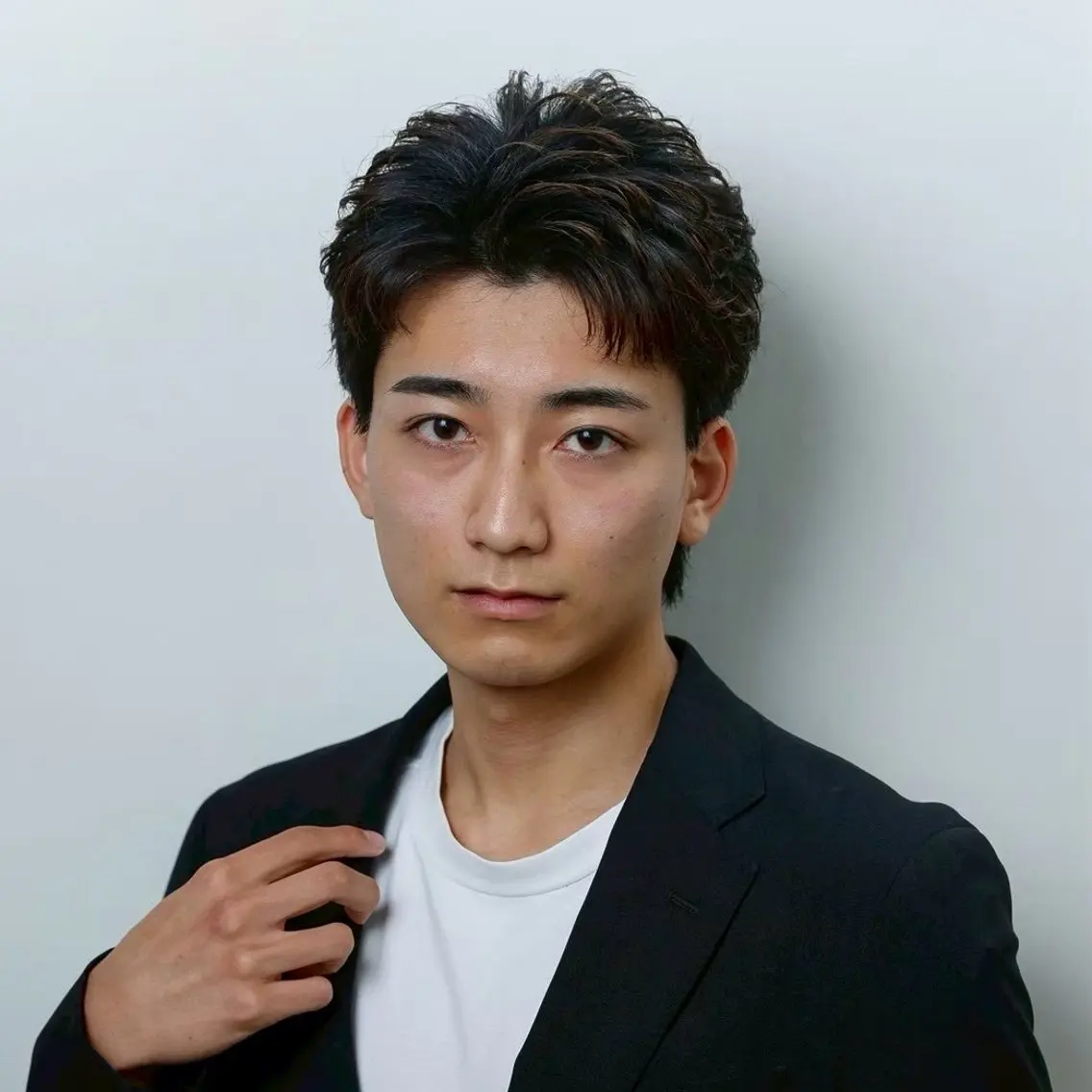 ショート カラー パーマ ヘアアレンジ メンズ キッズ カット メンズカット/パーマ 山崎航平💈のヘアスタイル