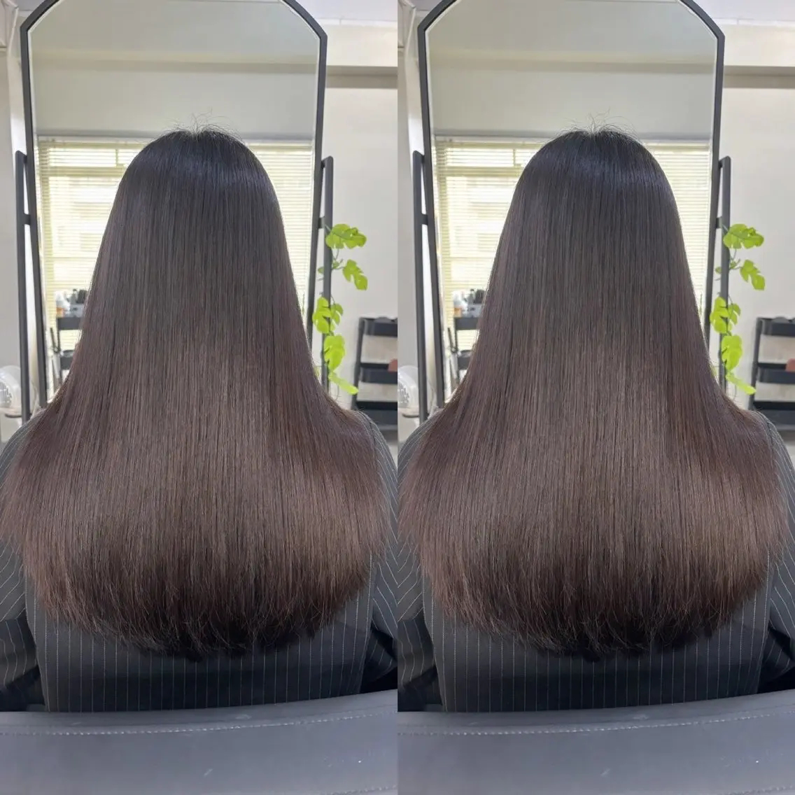 ミディアム カラー カット ヘアカラー トリートメント 髪質改善/カラー特化 なぎのヘアスタイル