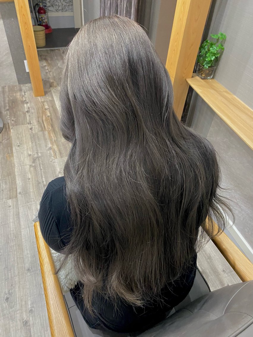 ロング 髪質改善 トリートメント ヘアカラー 長谷部 里美のヘアスタイル