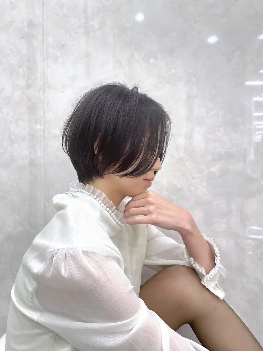 ショート ハンサムショート ショートヘア ショート/似合わせ/ 透明感カラー古市唯人のヘアスタイル