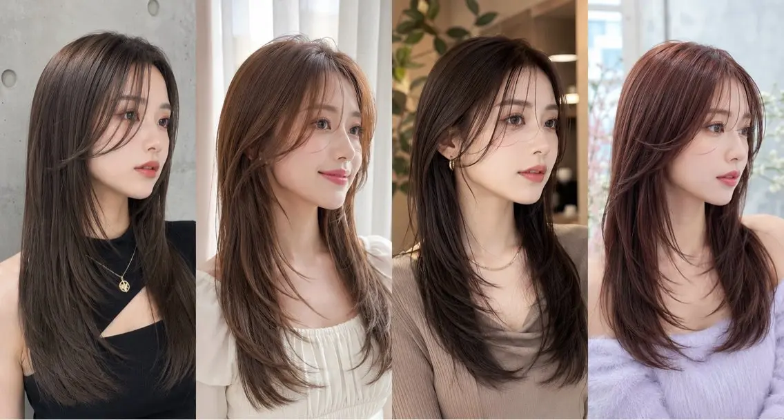 ロング カット ヘアカラー トリートメント Garden 浅草蔵前のヘアスタイル