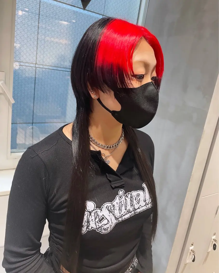 ショート カラー ヘアアレンジ デザインカラー エクステ ヘアカラー エクステ 🎀プルエクステ みまひかる🎀のヘアスタイル