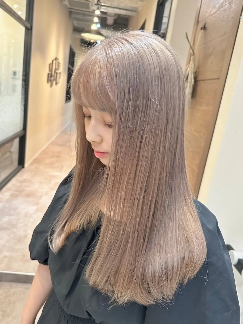 カラー ヘアカラー ハイトーン✨ブリーチ ✨高田めぐみのヘアスタイル