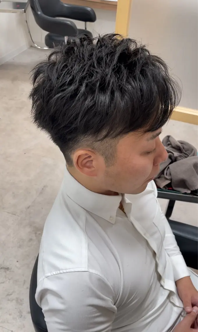 ショート メンズ 刈り上げ 【ヘアディレクター】 りくのヘアスタイル