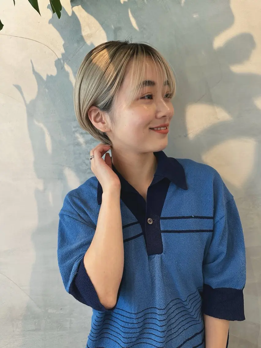 ショート ショートヘア honoka ikegamiのヘアスタイル