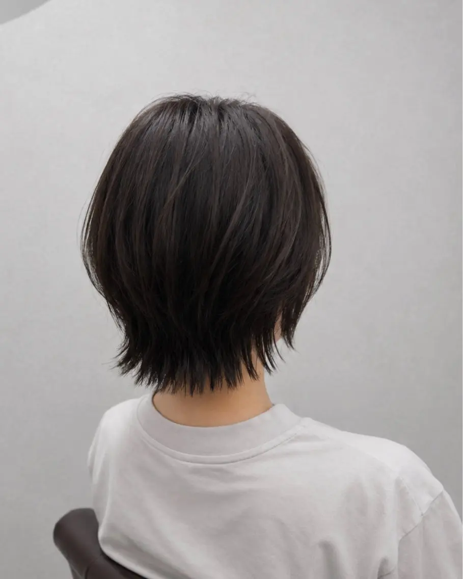ミディアム 梅本 淑人のヘアスタイル
