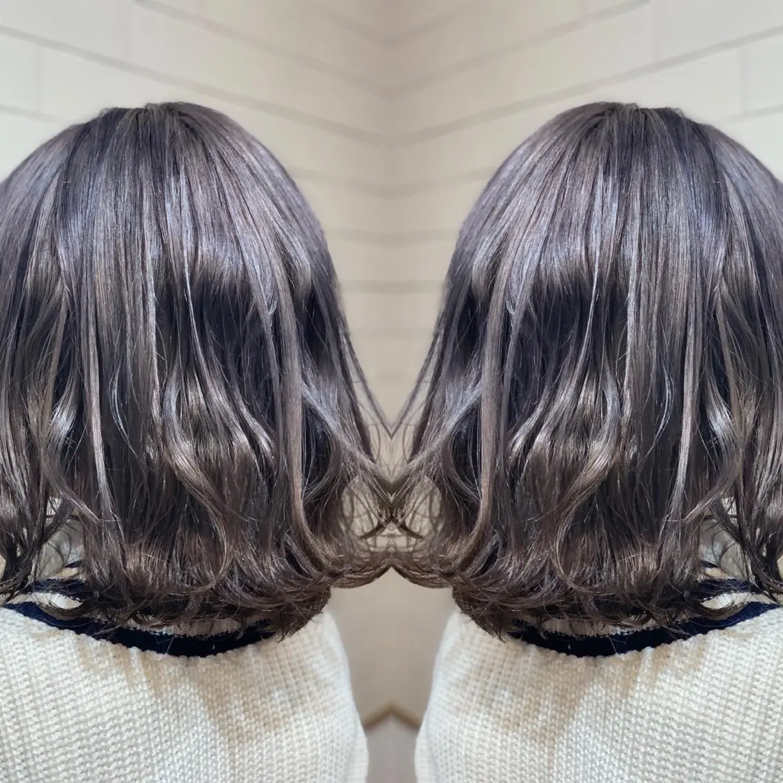 ショート カラー ヘアアレンジ 髪質改善×ハイトーン 中田啄也のヘアスタイル