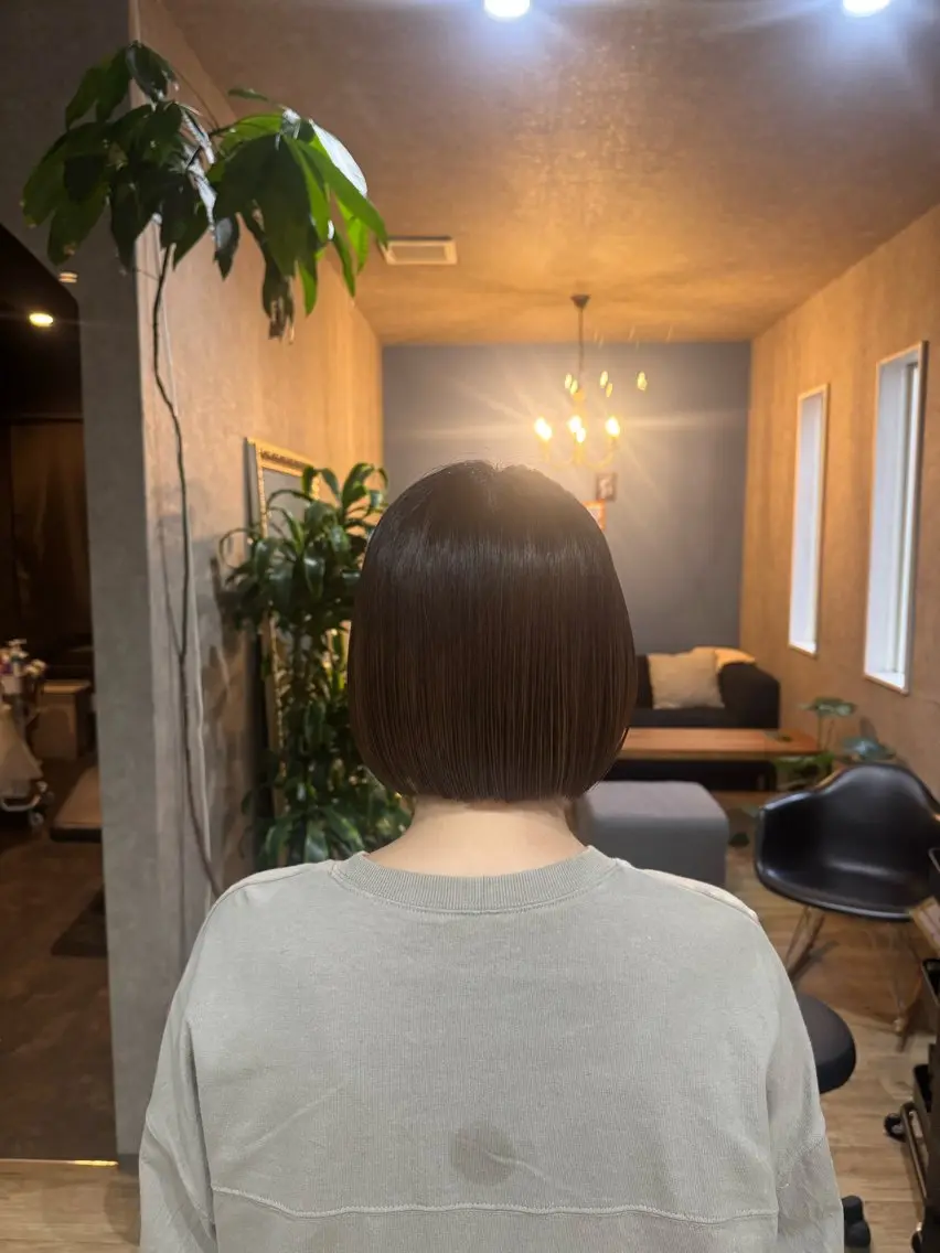 ショート ボブ . みおのヘアスタイル