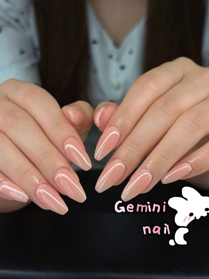 ネイル ワンカラーネイル ネイルチップ Gemini nail.Yukiのネイルデザイン