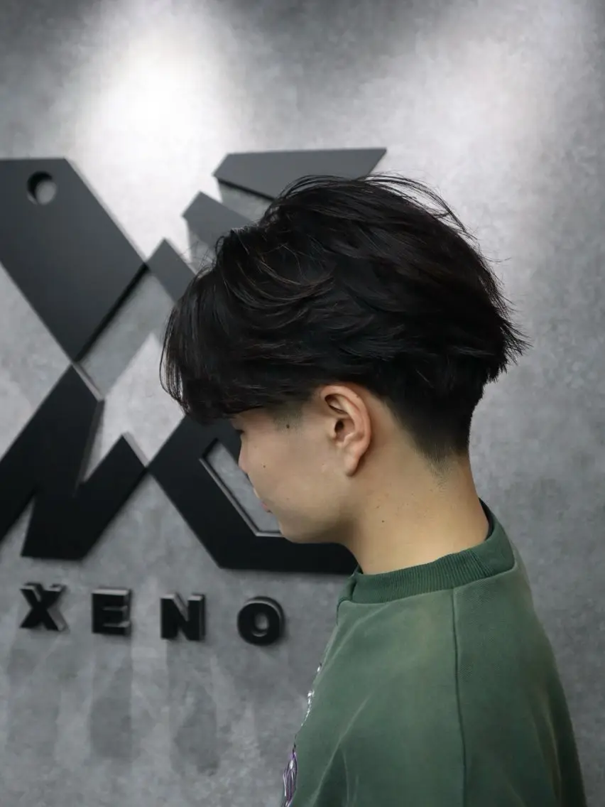 【メンズ限定👦🏻💙】カット✂️+髪質改善酸性ストレート✨️の写真
