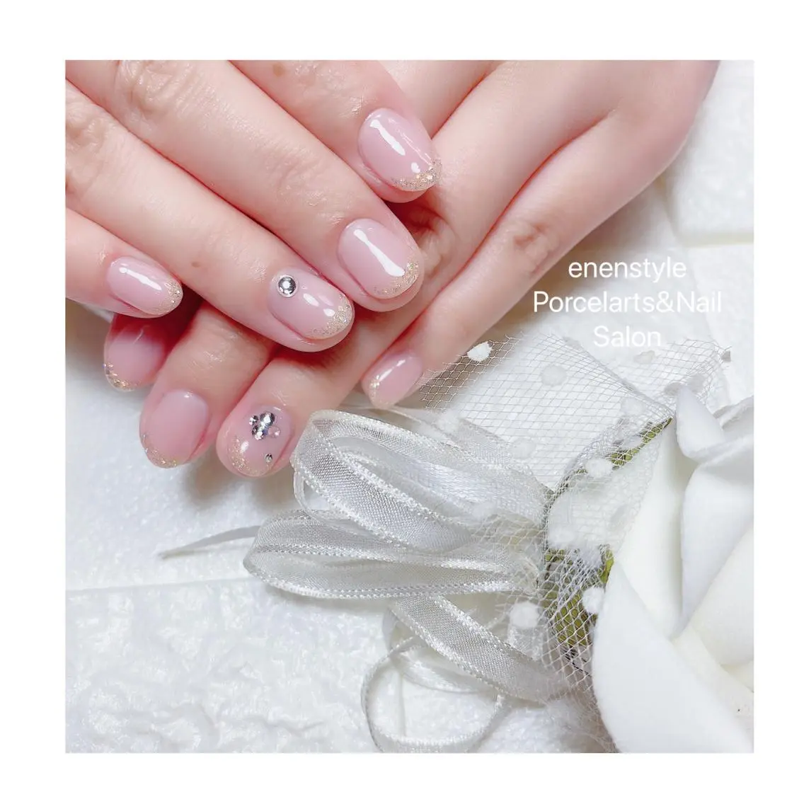 ショート ネイル ハンドネイル 🐾enen style 🐾のネイルデザイン