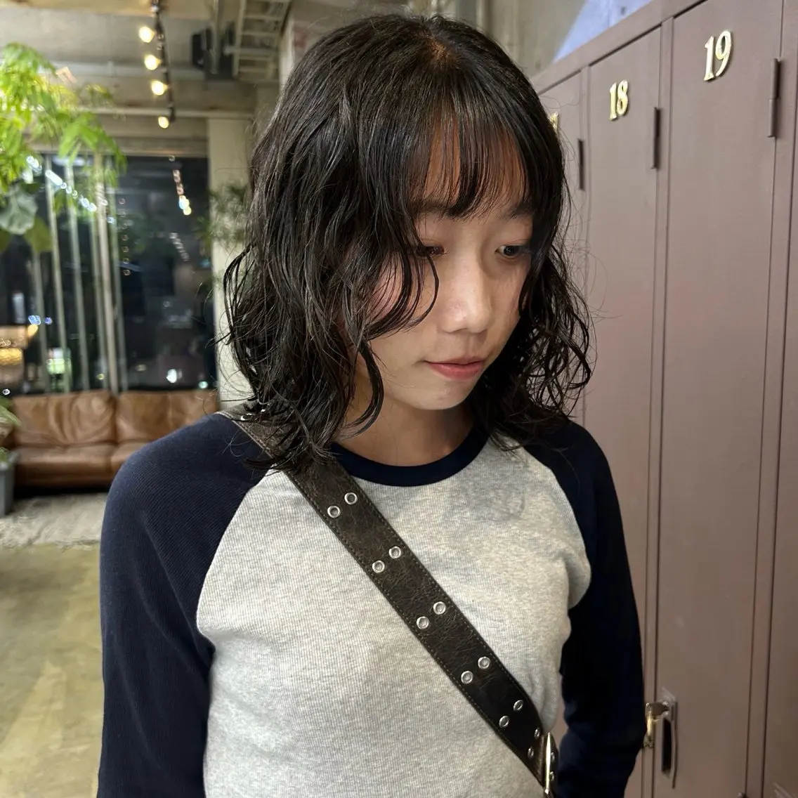 ミディアム パーマ ミディアムパーマ カット パーマ 伊藤ほのか/パーマ /酸性ストレートのヘアスタイル