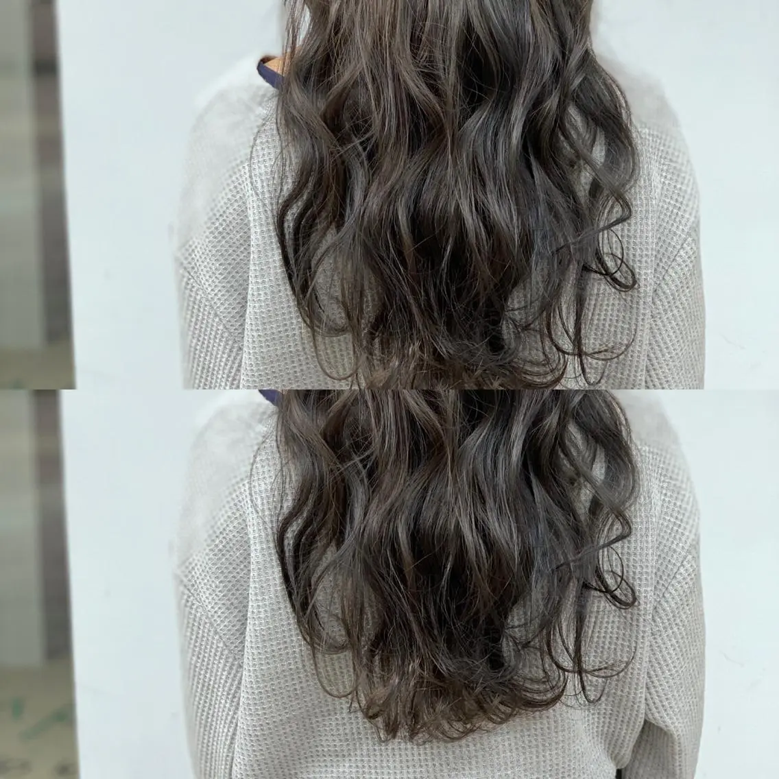 ロング カラー 中門 玲那のヘアスタイル