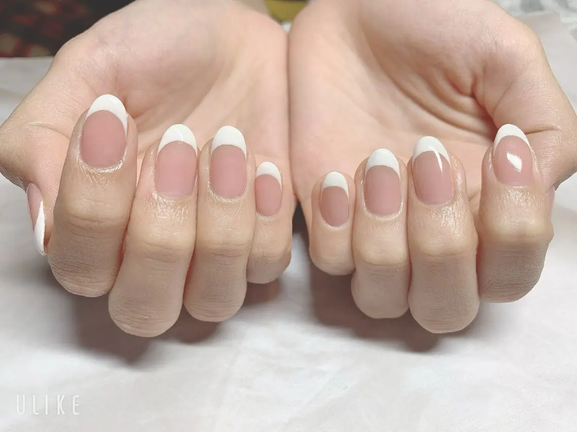 ネイル フレンチネイル シンプルネイル nailist takamiのネイルデザイン