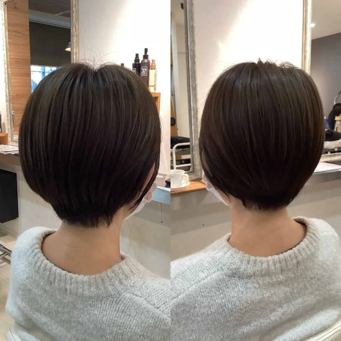 ショート カット ヘアカラー hair bonitaのヘアスタイル