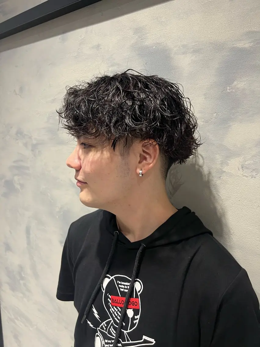 ショート カット パーマ バレイヤージュ職人 🔥代表YU-SHIのヘアスタイル
