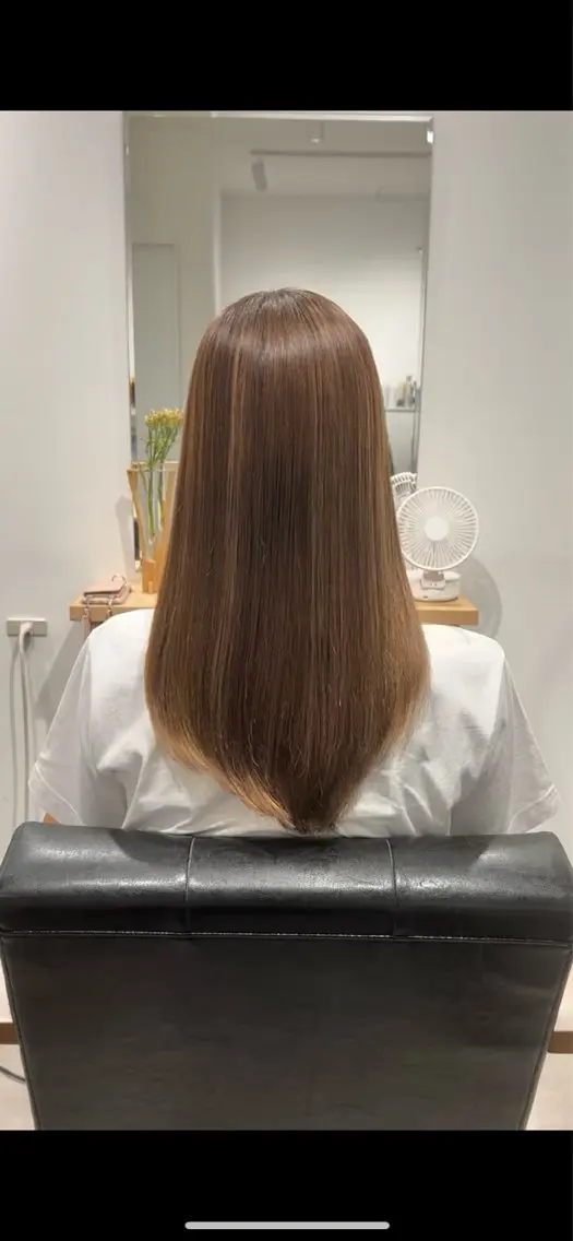 セミロング カラー 山田 堅登のヘアスタイル