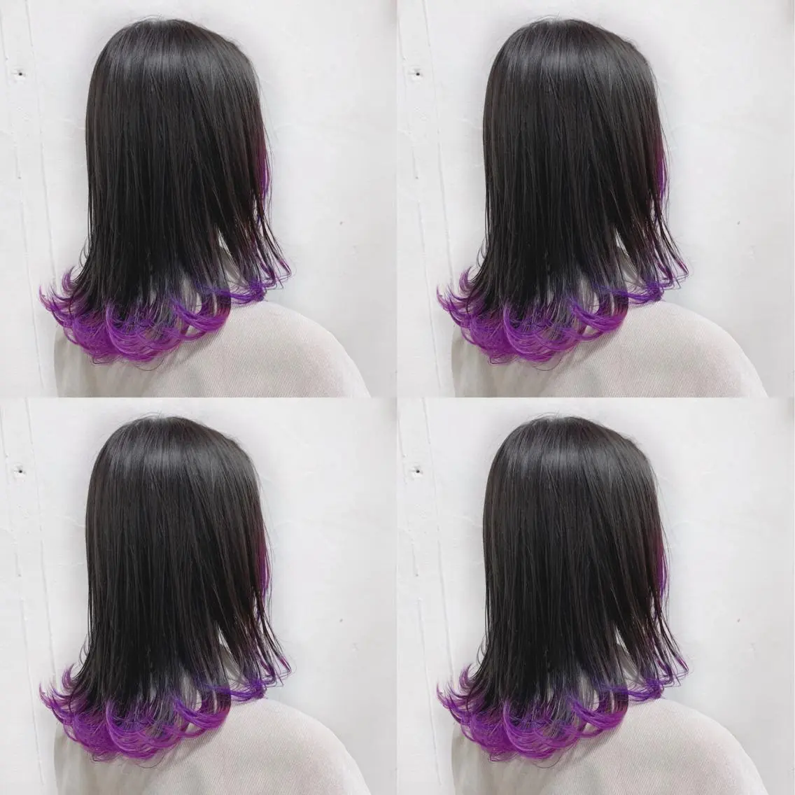 セミロング カラー パープルカラー トリートメント /カラー/NAOKIのヘアスタイル