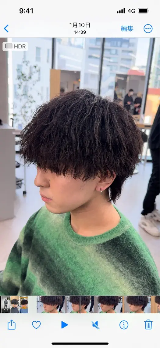 パーマ メンズ カット パーマ トリートメント ヘッドスパ ヘアセット 🔥メンズカット＋ パーマの達人🔥のヘアスタイル