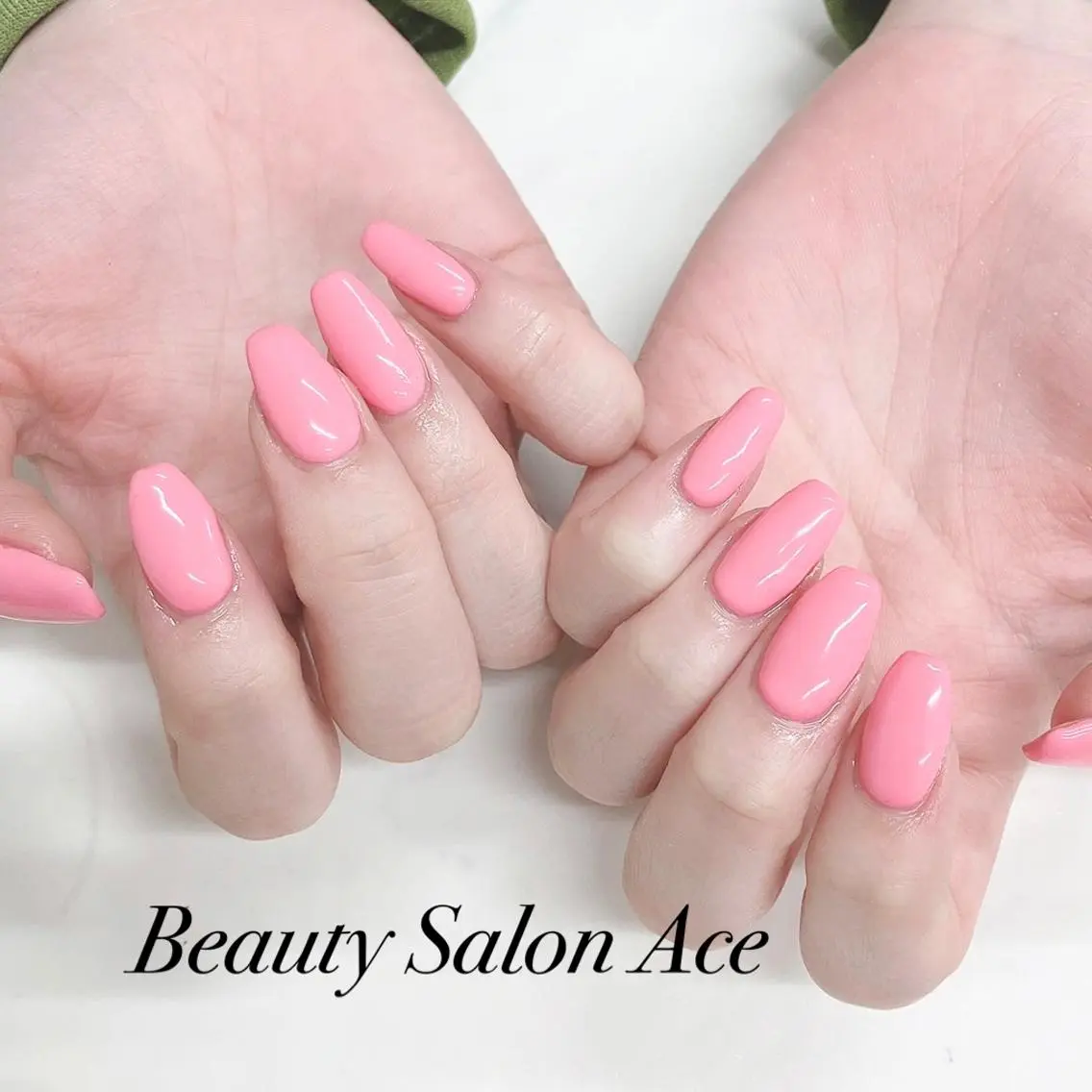 ネイル ワンカラーネイル ハンドネイル ハンドケア 池袋フィルイン Ace♡Nailのネイルデザイン