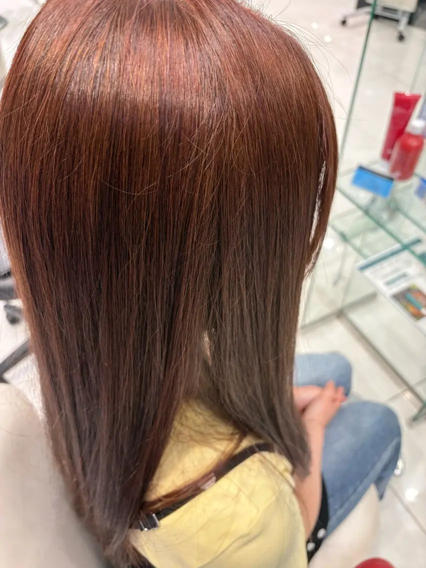 セミロング ヘアカラー 矢口 将旭のヘアスタイル