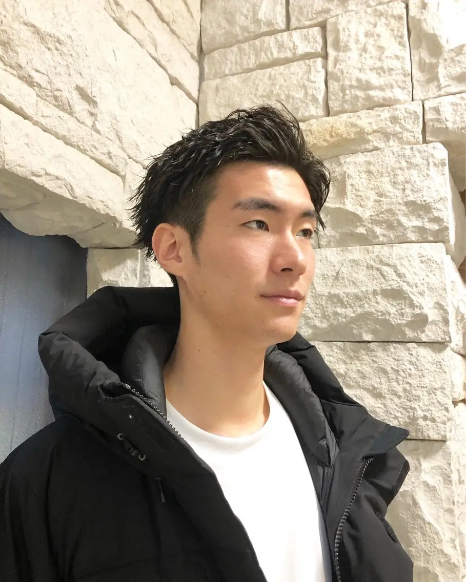パーマ ヘアアレンジ メンズ カット パーマ トリートメント ヘアセット メンズ特化✂️栗原 侑也のヘアスタイル