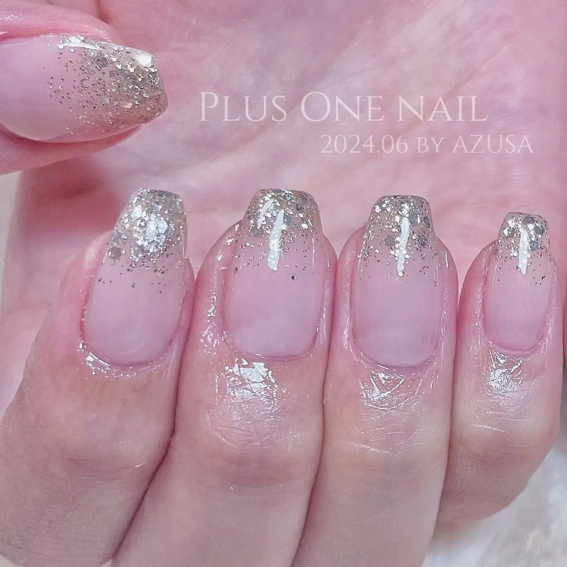 ネイル ハンドネイル Plus  One _AZUSAのネイルデザイン