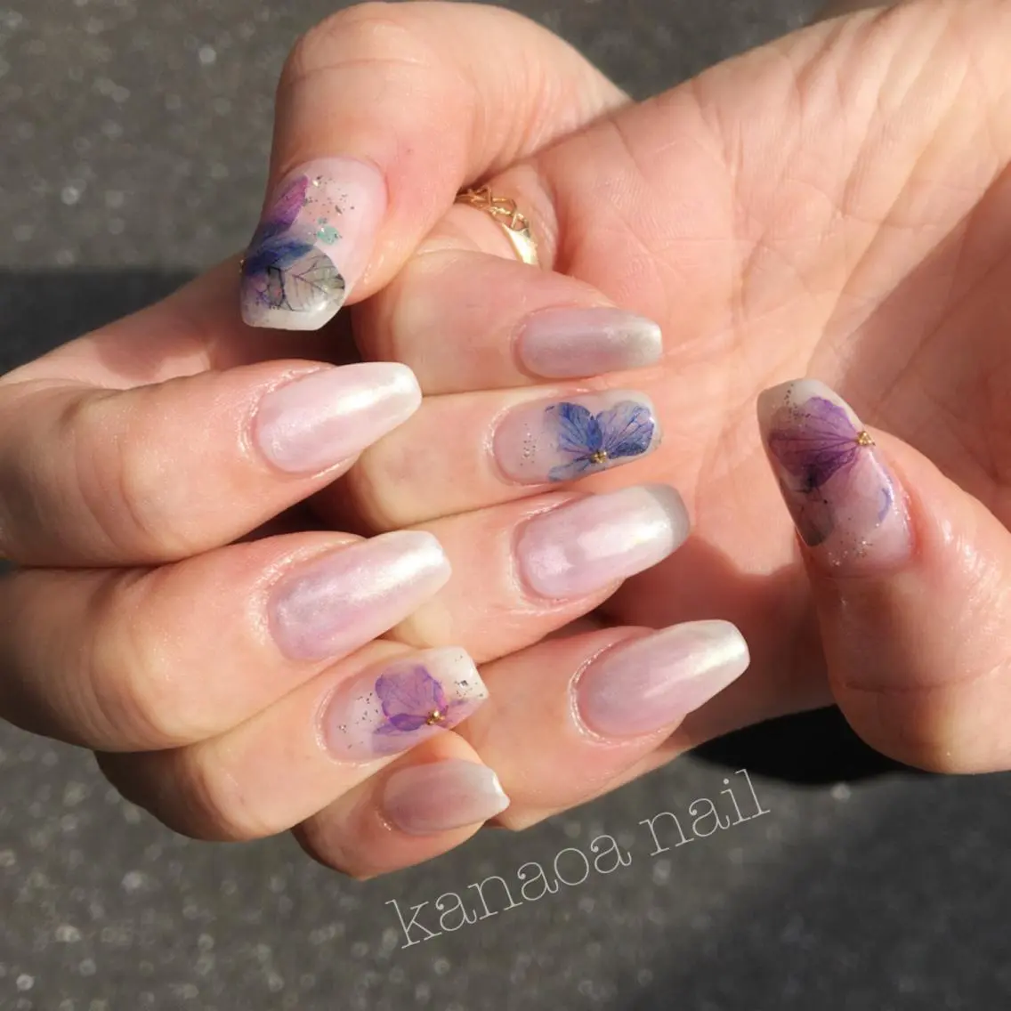 ネイル 地爪育成💅 kanaoanailのネイルデザイン