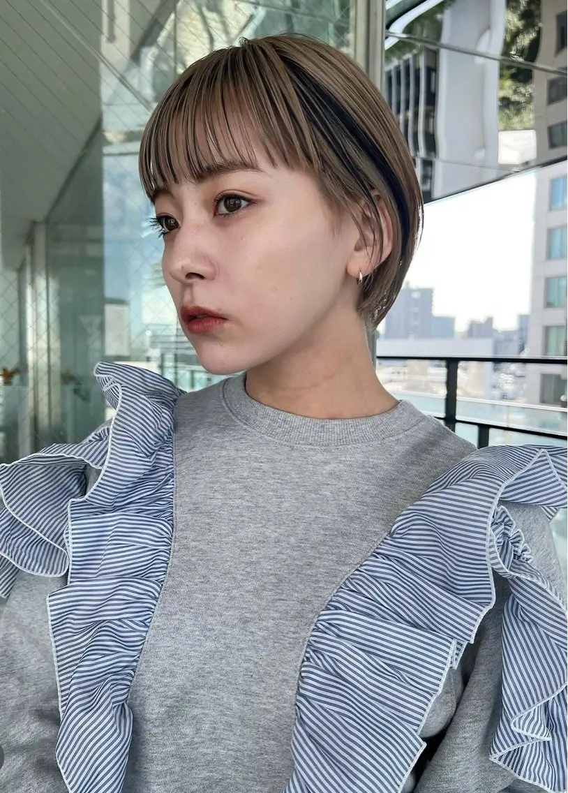 ショート カラー ショートヘア カット トリートメント カットモデル募集中 🎀亜海のヘアスタイル