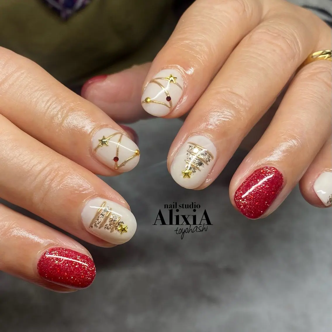 ネイル ハンドネイル AlixiA ゆみのネイルデザイン