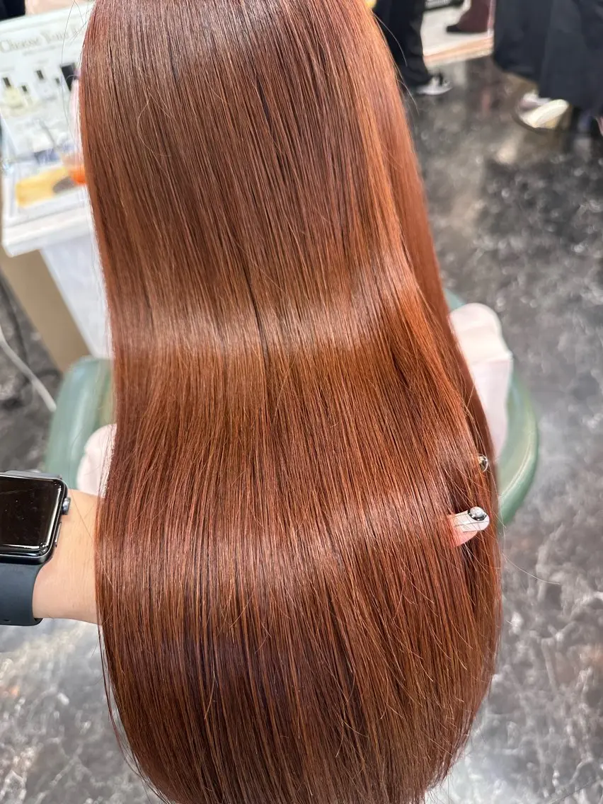 ロング カラー ヘアカラー Lantana 前野心結のヘアスタイル
