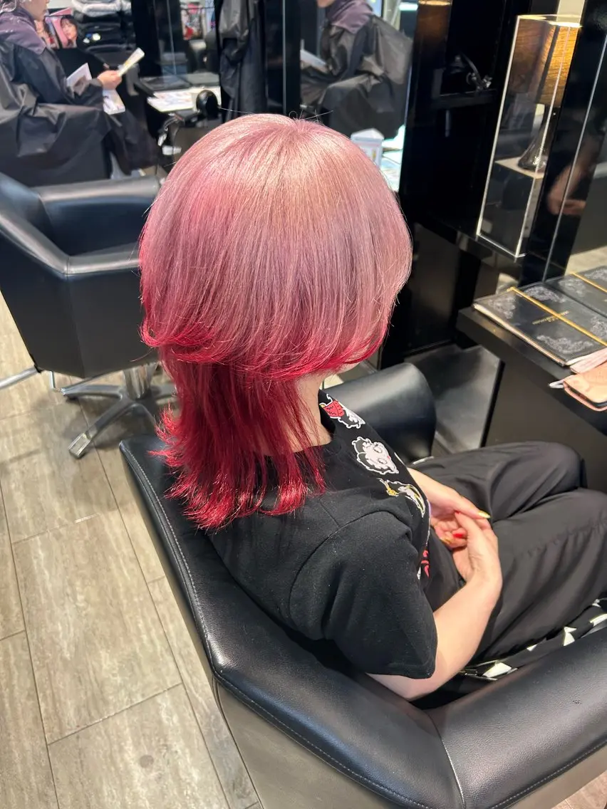 ミディアム ヘアカラー トリートメント ishizuka toaのヘアスタイル