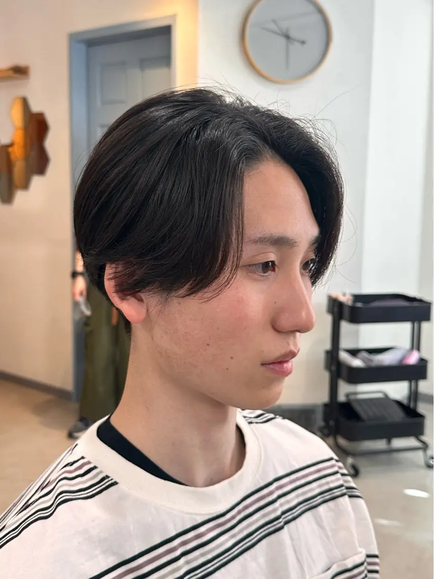ミディアム カット メンズパーマ特化 /メンズ支持率◎のヘアスタイル
