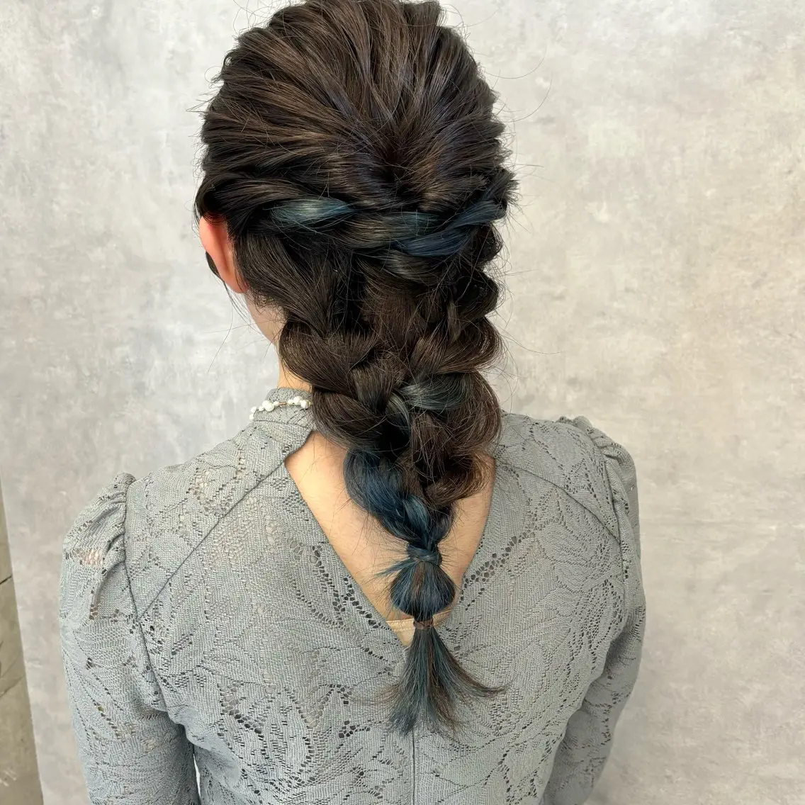 ロング ヘアアレンジ ヘアセット NUMBER_ ユイナのヘアスタイル