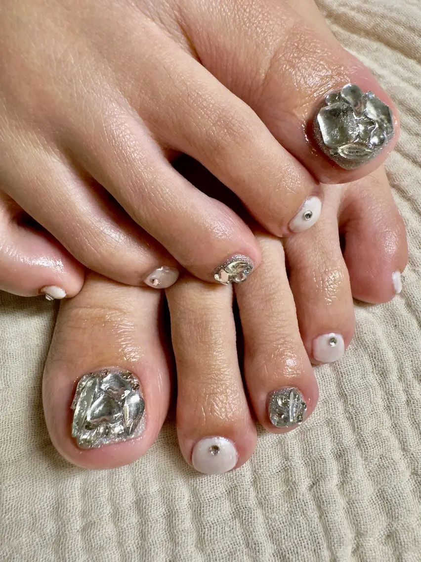 ネイル フットネイル nailsalon leam3のネイルデザイン