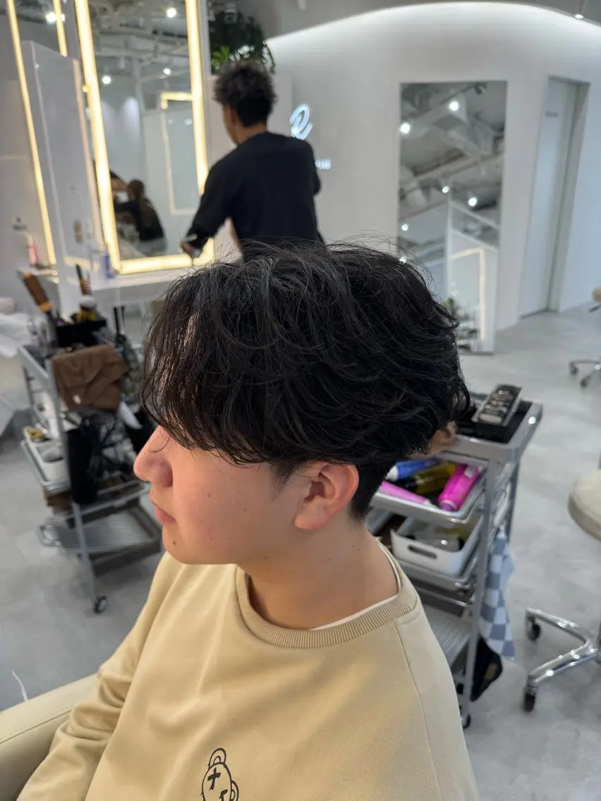 パーマ メンズ 山下 光太郎のヘアスタイル