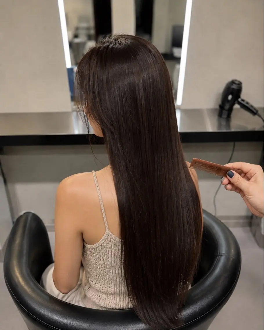 セミロング カラー ブラウンカラー トリートメント 🌈ウルトワ水素 髪質改善naru🌈のヘアスタイル