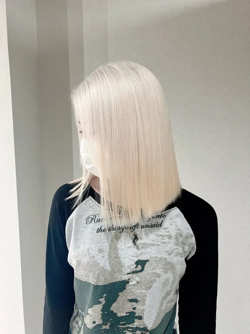セミロング カラー box  mico. mutsumiのヘアスタイル